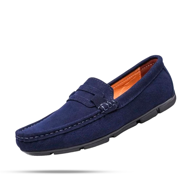 Sapato Mocassim Masculino de Camurça